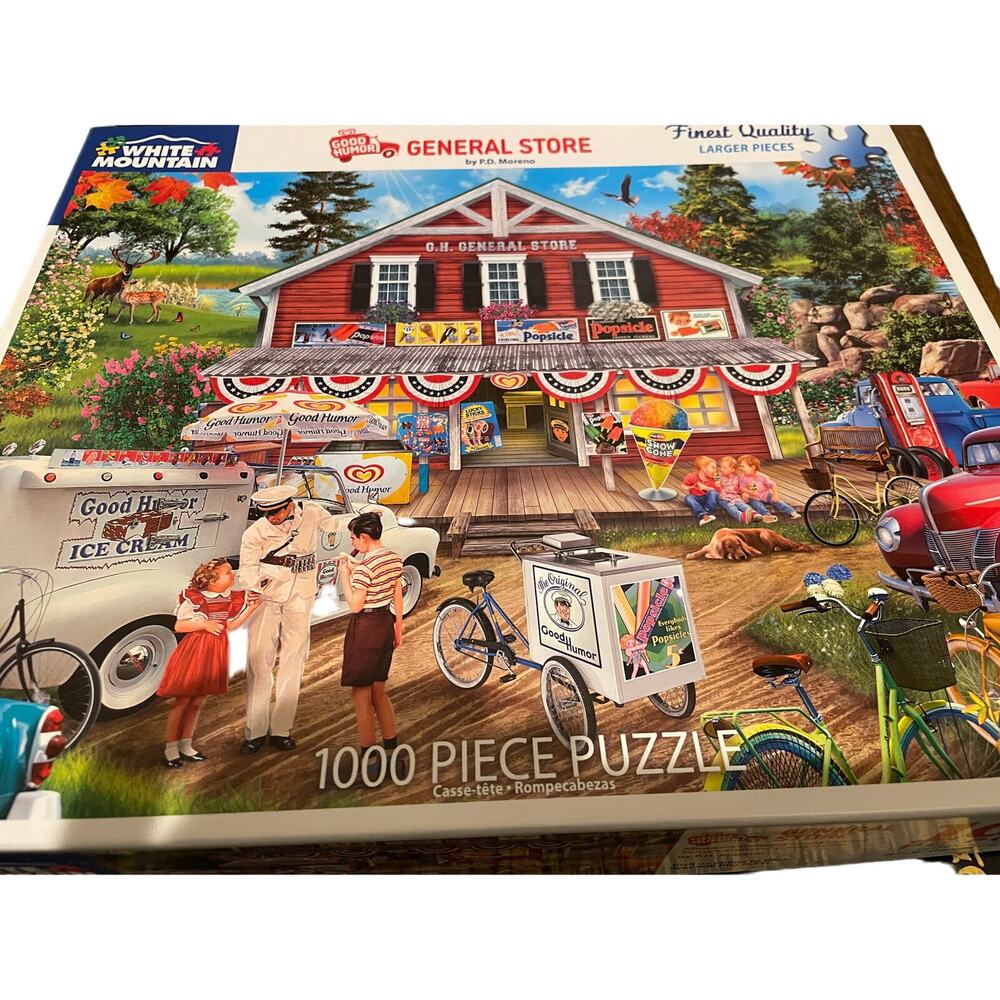 White Mountain 1000 pc. Puzzle General Store #1640